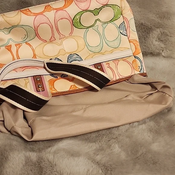 Multicolor Coach Scribble Tote - Picture 8 of 10
